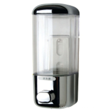 Elegant 500ml Silver Plastic Liquid Hotel Soap Dispenser